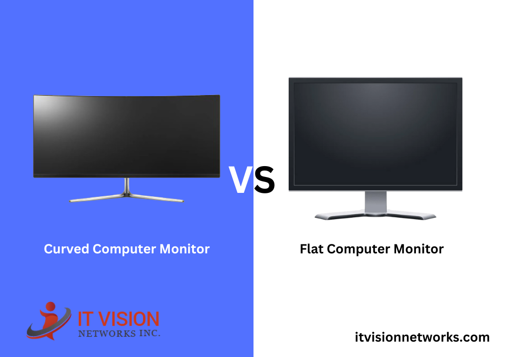 Curved Computer Monitor vs Flat